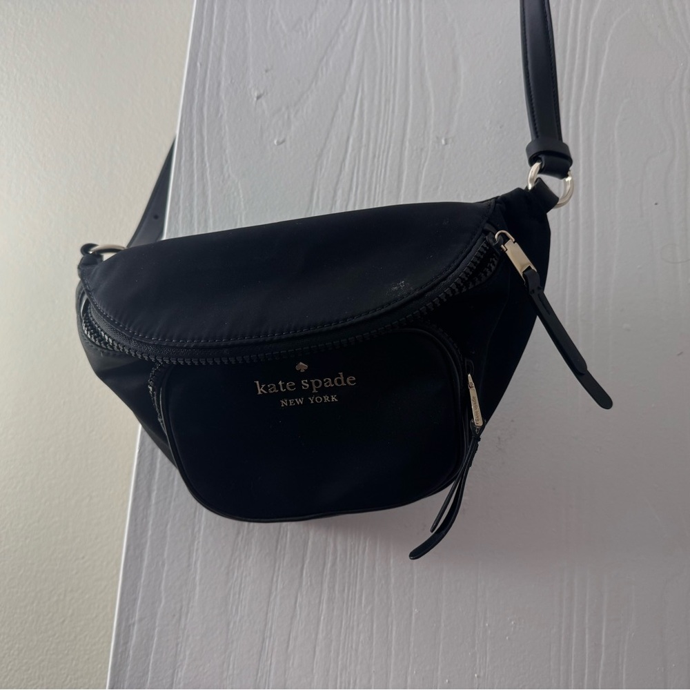 Kate Spade Elegant Black Crossbody/fanny pack style  Bag